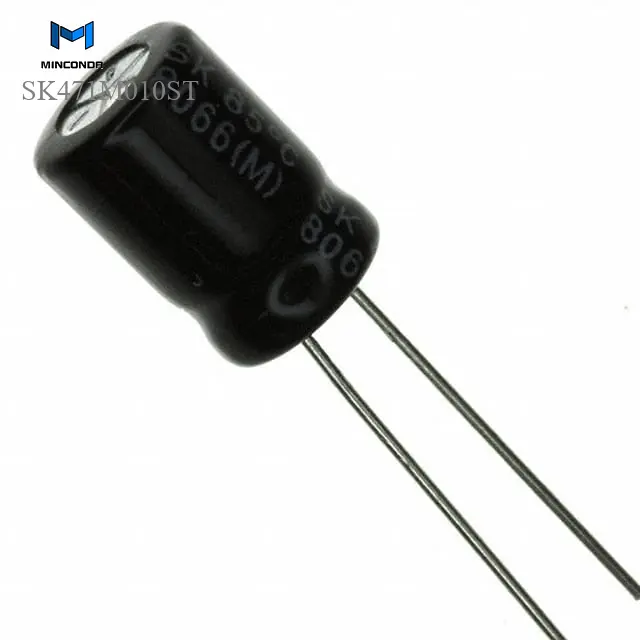 (Aluminum Electrolytic Capacitors 470uF 20% Radial, Can) SK471M010ST