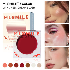 ML SMILE Hidratante Blush Stick Bálsamo labial con resaltador natural Contour Blush Palette Multifuncional al por mayor - Product Image 1