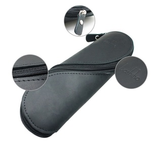 Leather <b>Pouch</b> Leather Pen Pencil <b>Pouch</b> Custom Leather Pen <b>Pouch</b> - Product Image 2