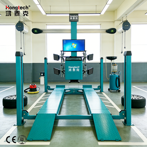 Attrezzatura per Officina Pneumatici, Ponte Sollevatore Auto a 4 Colonne, Equilibratrice con Telecamera 3D, Combo Allineamento Ruote per <span class=keywords><strong>Garage</strong></span> e Concessionarie - Product Image 1