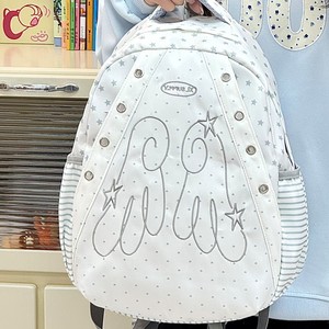 Japanese style ins creative niche simple versatile durable <b>large</b> capacity fresh cute wings high-appearance <b>backpack</b> - Product Image 1