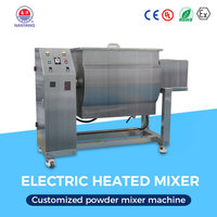 Mélangeur à ruban horizontal industriel électrique en acier inoxydable 304 316, fourni par le fabricant d'origine