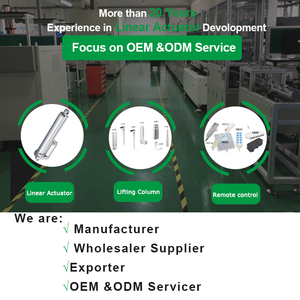 12V 24VDC Heavy Duty Lifting Column <strong>Linear</strong> <strong>Actuator</strong> Set with Hall Sensor Option Sync Remote Control for Bed Robot Arm Desk - Product Image 2