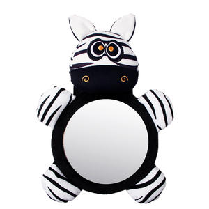 Baby Rear Facing Toddler Baby Car <strong>Mirror</strong> Interior <strong>Mirror</strong> for <strong>Back</strong> <strong>Seat</strong> Cow Zebra Design - Product Image 2