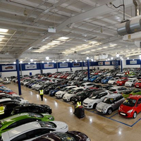Estructura de acero de diseño de almacén prefabricado, distribuidor de coche usado, tienda de sala de exposición