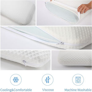 SUREWALHOME-<span class=keywords><strong>Almohada</strong></span> de Espuma Viscoelástica para Dormir, <span class=keywords><strong>Almohada</strong></span> Delgada <span class=keywords><strong>Plana</strong></span> y Suave PARA LA <span class=keywords><strong>Cabeza</strong></span>, Soporte PARA EL Vientre, Espalda y Estómago - Product Image 5