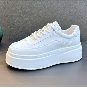 Zapatillas de Plataforma Blancas con Punta de Acero, Estilo Retro, para Hombre, Novedad 2025, Aumentan la Estatura, para Ocio al Aire Libre - Product Image 6