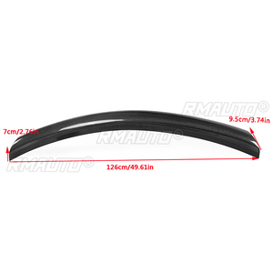 Alerón Trasero de Fibra de Carbono Real para MERCEDES-BENZ W204 C250 C300 C63 2Dr 2011-2015, Extensión de Alerón para Maletero Trasero - Product Image 3