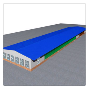 Cabina di progettazione di un allevamento di pollame capannone e edificio industriale di allevamento di suini casa fienile struttura in acciaio - Product Image 1