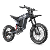 Bertenaga baterai 60V 1500W 35AH sepeda gunung elektrik lintas alam 20 inci ban Off-Road 21 kecepatan untuk pria dewasa AS EU