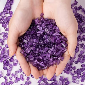 Partículas Pequeñas para Decoración de Acuarios, Aromaterapia, Piedra Difusora de Cristal Natural, Artesanías Naturales, Piedra Triturada de Amatista Natural - Product Image 3