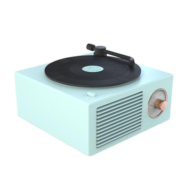 Wireless Speaker Phonograph Record Player Stereo Sound Multi-function Portable Retro Speaker