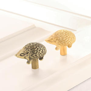 Riccio in ottone armadio maniglia porta maniglia cassetto maniglia in metallo - Product Image 1