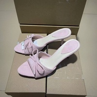 Mules d'été pour femmes à talon aiguille ultra-fin, bout ouvert, design slingback, tendance mode, confortables