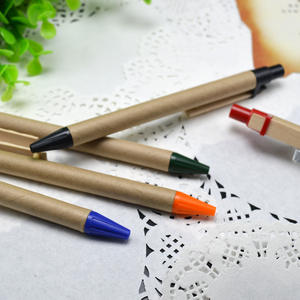 Stylo à bille en papier réutilisable et recyclable de 1.0mm avec logo personnalisé écologique pour les réunions - Product Image 5