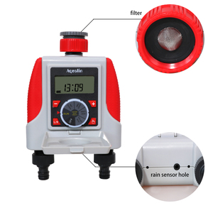 OEM Factory's Aqualin Analogue Irrigation <b>Timer</b> Kit Soil Moisture Sensor LCD Battery Operated Automatic Watering System - Product Image 5