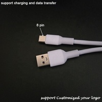 Afrika produk laris kabel Data USB standar kerajinan cetak injeksi kompatibel tinggi OEM sampai 8 Pin