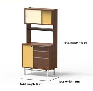 Nouveauté : Buffet en bois massif de style médiéval, multifonctionnel, pour le rangement, meuble de maison pour salon, petit appartement - Product Image 6