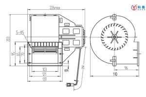Nhà duy nhất thiết bị bay hơi xe buýt Máy thổi khí với hàng đầu DC động cơ bàn chải Fan 12V và 24V mà không cần điện trở-AC hệ thống sản phẩm - Product Image 5