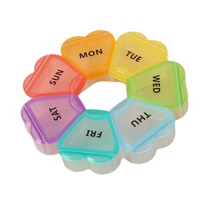 Portapillole Rotondo in Metallo Personalizzato con <span class=keywords><strong>Foto</strong></span> Creative, Modello con Portachiavi, Contenitore per Pillole a 3 Scomparti per Vitamine, Regalo - Product Image 3