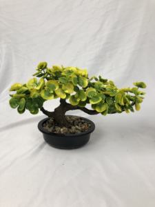 Venta caliente pequeño artificial árbol de <span class=keywords><strong>bonsai</strong></span> artificiales de plástico planta en maceta de estilo japonés de la Oficina para el hogar Decoración - Product Image 5