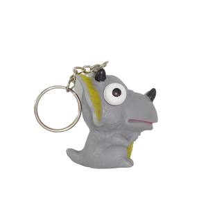 LLavero de PVC suave antsy con pegamento forrado para niños, juguete para apretar ojos y dinosaurios - Product Image 5