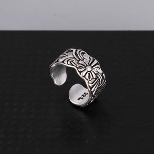 Хорватский законодатель моды ретро кольцо с белым медным покрытием серебряный крест дизайн романтический сплав пара кольцо для годовщины модно - Product Image 3