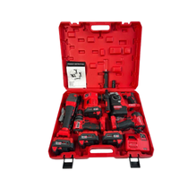 Ensemble d'outils électriques multifonctions 4-en-1 YC, batterie lithium 21V, acier inoxydable, marteau électrique, étui rigide 1