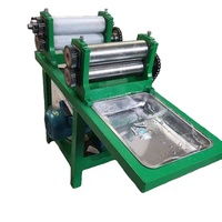 Feuille de peigne de gaufrage électrique faisant la machine de rouleau de fond de teint en cire d'abeille 4.9 5.4MM moulin à presse en nid d'abeille en alliage d'aluminium