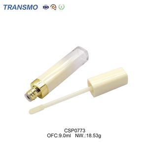 Tubes à gloss vides personnalisés avec logo, contenants en plastique pour rouge à lèvres et baume à lèvres avec bouchon à vis, tube à gloss doré pour blush - Product Image 5