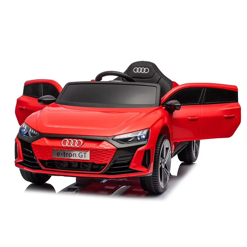 Licensed Audi 12V Child Toy Cars Drive With Remote Control Ride On Car For Kids 7 Years