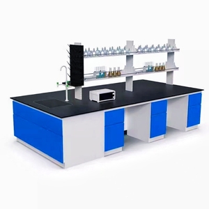 Banc de laboratoire tout acier, <span class=keywords><strong>plaque</strong></span> en acier laminé à froid, résistant à la corrosion et aux hautes températures, design moderne VitalLab, origine Guangdong - Product Image 3