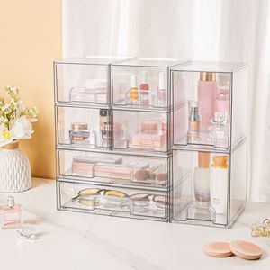 Clear Baby Bottle Organizer <strong>Storage</strong> <strong>Box</strong> with <strong>Drawers</strong> Stackable Acrylic Nursery Feeding Bottle <strong>Storage</strong> for Countertop - Product Image 5