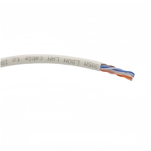 Cat6 1000ft 23AWG rắn 4 cặp cáp Ethernet không được che chở cặp xoắn UTP Internet cáp kéo hộp trắng lsoh vượt qua kênh kiểm tra - Product Image 3