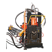 Machine de découpe et de cisaillement CNC Sunshine pour profilés d'angle YJX1010, puissance hydraulique, haute productivité, composants PLC essentiels