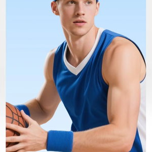 En gros Bandeaux de poignet sportifs en coton anti-transpiration pour le tennis, le basketball, la course à pied et la gym - Product Image 2