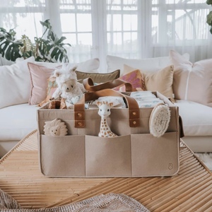 Vente en gros Grande boîte de rangement pour couches Panier de voyage portable pour bébé <span class=keywords><strong>Sac</strong></span> de rangement pour pépinière Panier avec multi-poches - Product Image 6
