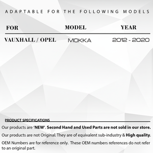 Bouton de frein de stationnement pour Opel Mokka-ROUGE - Product Image 1