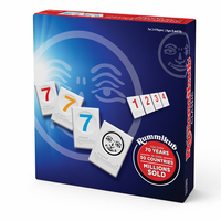 Presseur pour jeu de tuiles Rummy original |   Jeu familial passionnant, stratégie et chance |   Favorise les compétences STEM |   Matériau PVC |   Fabriqué