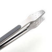 Pinces à griller en acier inoxydable robustes pour barbecue, outils de cuisine d'extérieur résistants à la chaleur