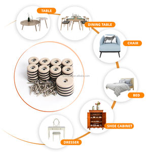 Glissières de chaise en plastique au design moderne, très vendues, protège les sols, fonctionne sur toutes les surfaces de sol <span class=keywords><strong>pour</strong></span> les pieds de <span class=keywords><strong>meubles</strong></span> - Product Image 6