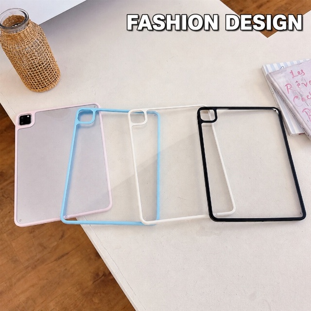 C0081 for iPad MINI6 Borderless Design Transparent Case Ultra Slim Hard Cover Full Body Protection Cover for iPad Pro13 2024