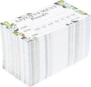 Tarjetas de cita personalizadas, tarjetas de recordatorio de cita, tarjetas de cita de cliente para dentista, terapeuta, <span class=keywords><strong>Doctor</strong></span> Hair - Product Image 5