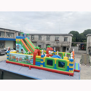 Parc gonflable à succès avec toboggan, château gonflable, maison gonflable pour animaux, zoo gonflable, parc à thème pour le divertissement - Product Image 2