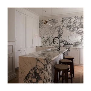 Nhà Máy Giá tốt nhất hiện đại benchtop phiến đá cẩm thạch nhà bếp <span class=keywords><strong>Countertop</strong></span> Đá Đồ nội thất nhà đảo đá cẩm thạch Top - Product Image 1