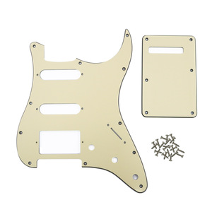 Kit de protection de manche et plaque arrière pour guitare électrique style ST avec vis – Pièces de rechange pour guitare Strat - Product Image 3