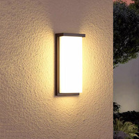 Moderne simple balcon patio mur extérieur capteur intelligent extérieur étanche applique murale LED