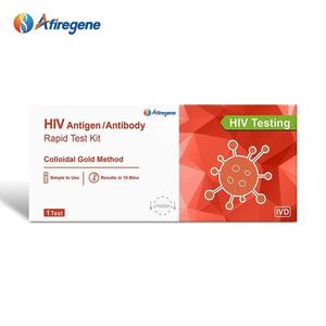 Kit de prueba rápida de autodiagnóstico AfireGene 2 en 1 para VIH1/2, prueba rápida combinada de antígeno y anticuerpo, prueba rápida con oro coloidal - Product Image 1