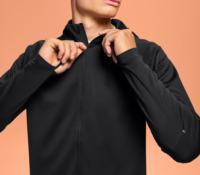 Sweat à capuche ajustable personnalisé pour homme – Performance, coupe oversize, couleur unie, automne, respirant, avec trous pour les pouces, évacuation de la transpiration, essentiel pour la course à pied