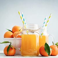 Botol Kaca Mason Mulut Lebar 8oz Grosir dengan Tutup dan Pegangan untuk Minuman Susu, Teh Dingin, Lemonade